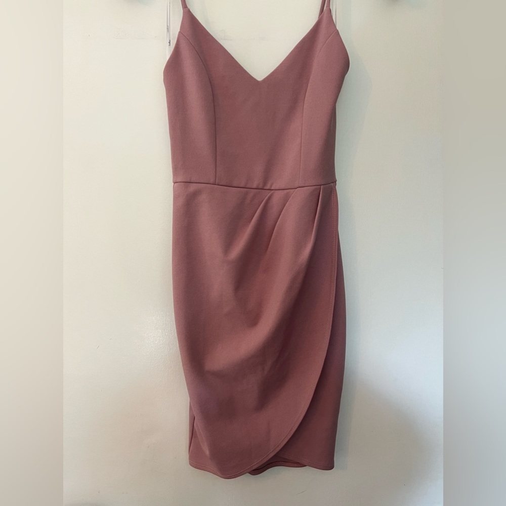 Forever Your Girl Mauve Pink Bodycon Dress